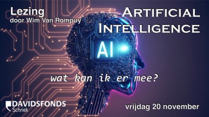 Lezing: Artificial Intelligence, wat kan ik er mee?