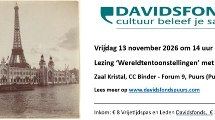 Lezing 'Wereldtentoonstellingen' met Dominique Bauer